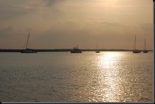 Sunset Over The Harbor